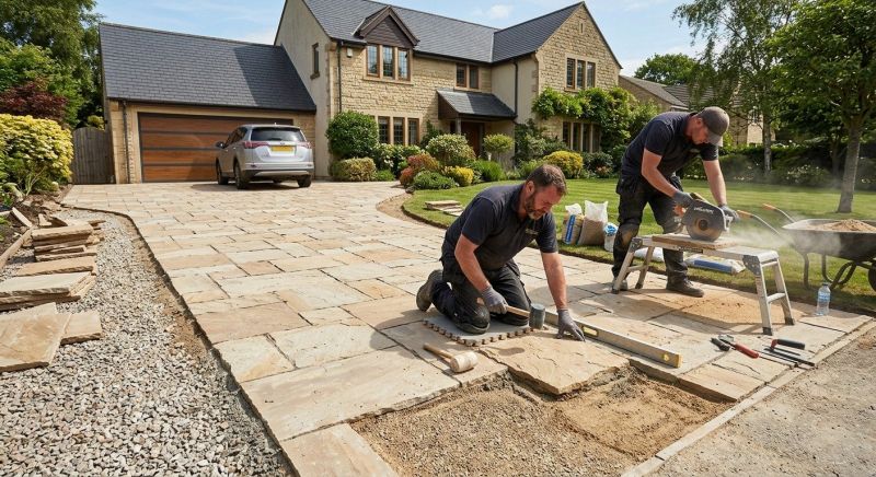 Stone Driveway Construction