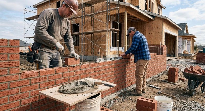 Brick Foundation Installation in Boston, MA