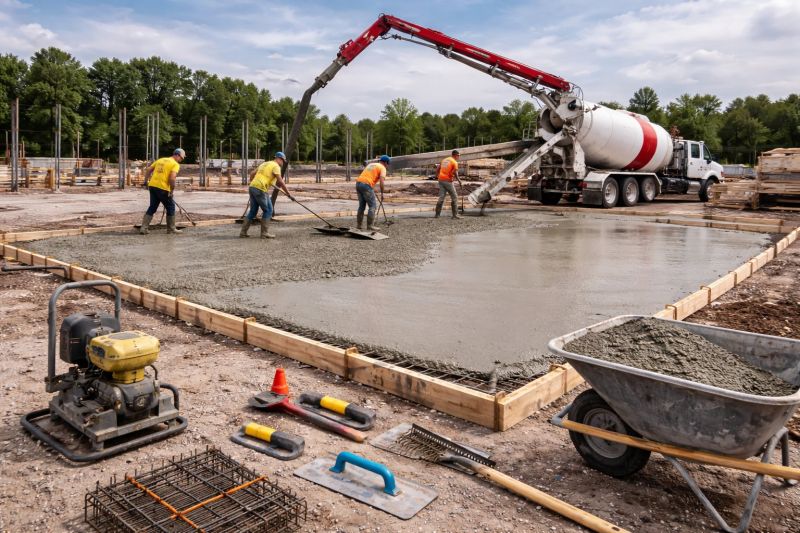 Commercial Slab Installation in Clarksville, TN